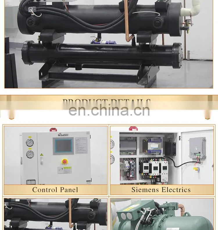 Freezer Water-Cooled Type and CE Certification Screw Style Chiller