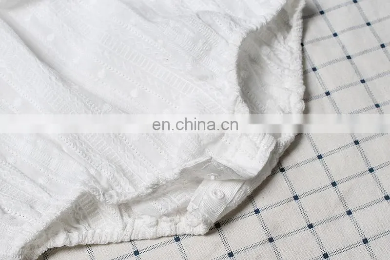 Infants & Toddler Clothes Elegant Full Sleeve White Baby Lace Party Romper
