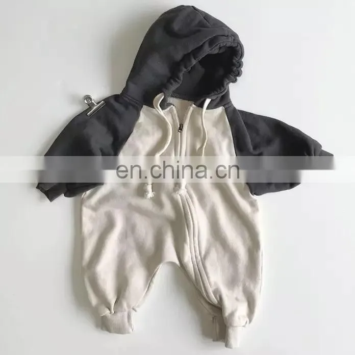 2020 Winter Girl Boy Rompers Knitted Cotton Long Sleeve Jumpsuit Outfit Clothes For Kids Baby