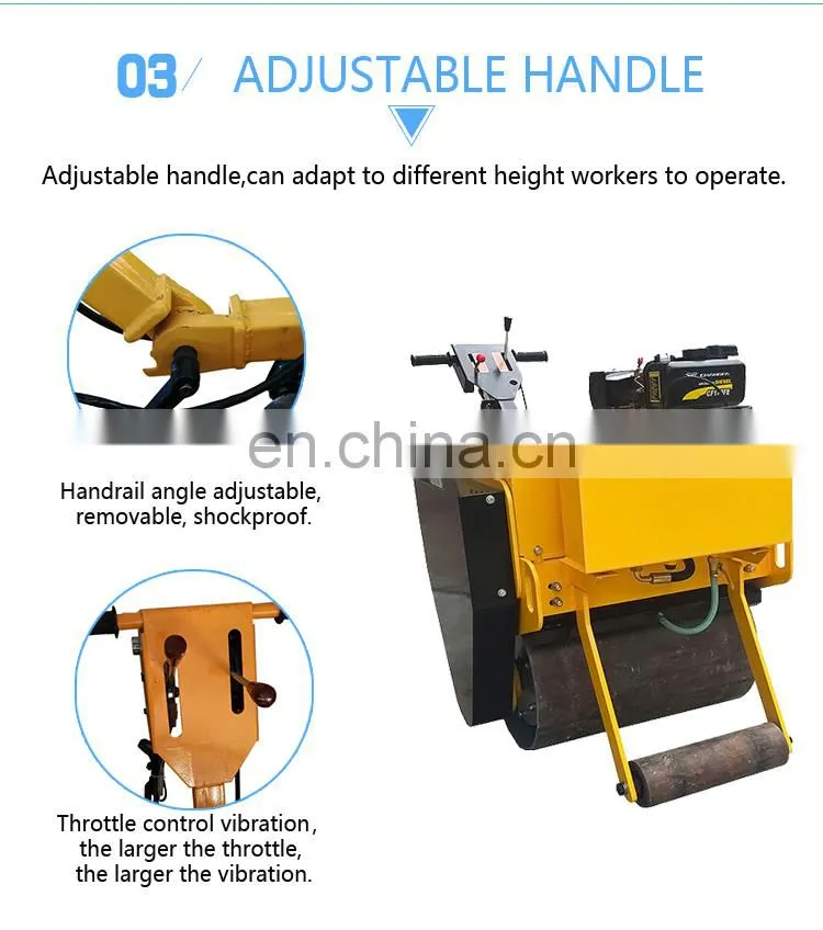 New design mini road roller single drum road roller