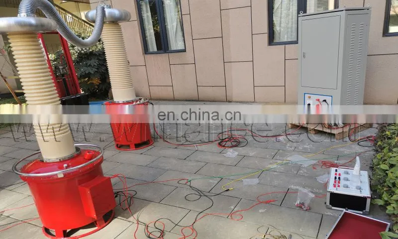 Fully insulated transformer for gas test