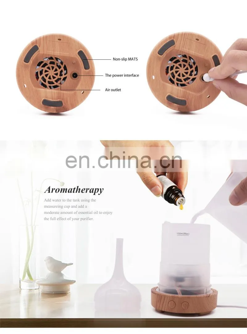 Wholesale glass material classic ultrasonic aroma diffuser in cool humidifier for gift