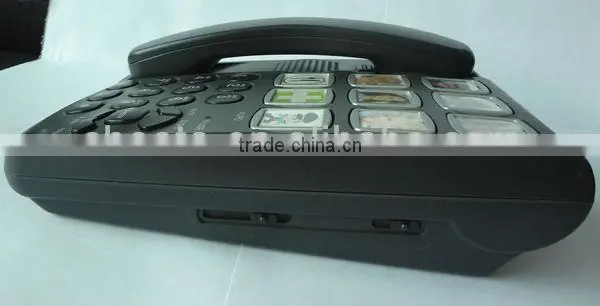 big button telephone with emergency button for old man