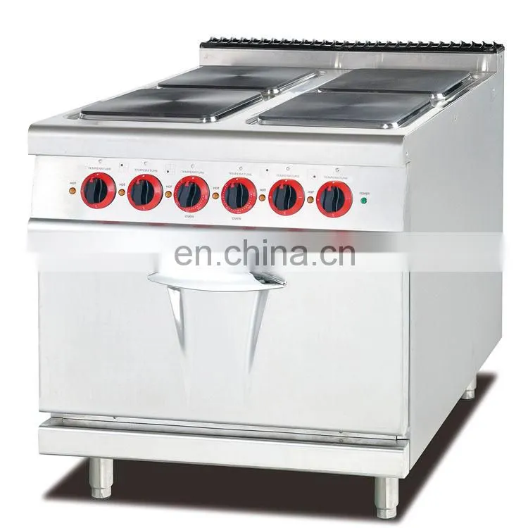High quality electric range Hot cooker with 4 hot plate / Electric 4 Hot Plate Stove with Oven