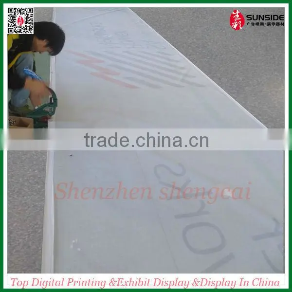One way vision mesh banner,Fence banner printing D-0628