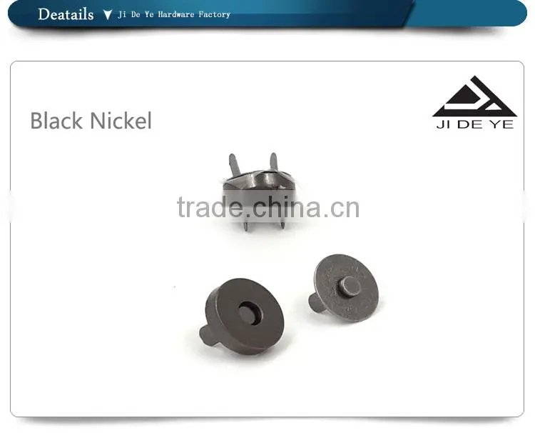 2015 Profession for bags and clothes nickle free Magnetic Button