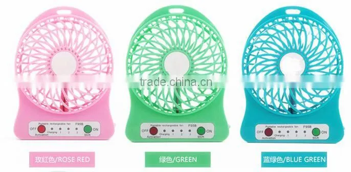 Best Gift For Friend Micro USB Rechargeable Fan with Battery
