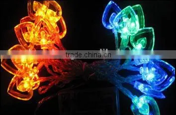 led battery christmas lights with berries light