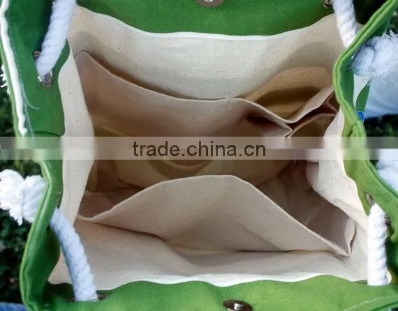 2015 spring, For market or beach or gym, Bags handmade Lovely Bag white and yellow striped beach bag.