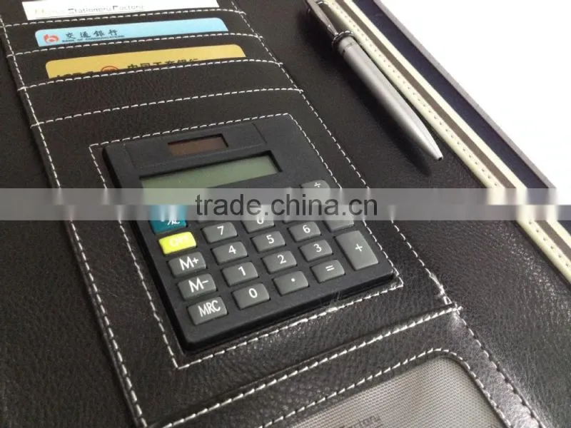 Promotional pu leather meeting folder, conference folder NS-JLJ0010