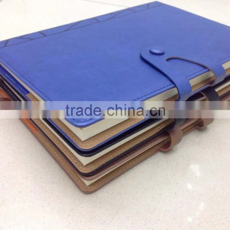 Popular type journal with strap closure