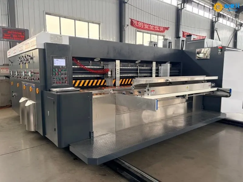 automatic flexo printer die cutter slotter machine