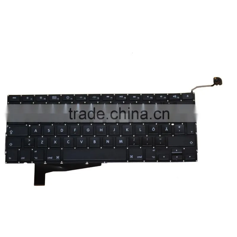 Swedish Laptop Keyboard Replacement 2008-2012 For Macbook Pro 15" A1286