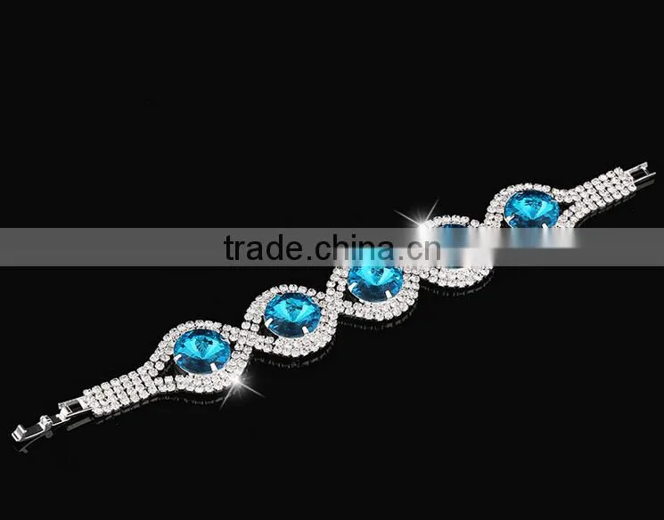 New Arrival Europe Silver Plated Bead Charm Bracelet Bride Jewelry 2016