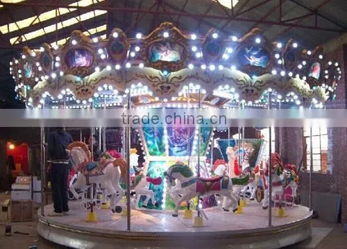 popular carousel 24 seats ride equipment kiddie rides for sale