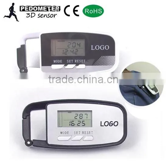 high accuracy portable 3d sensor multifunction pedometer