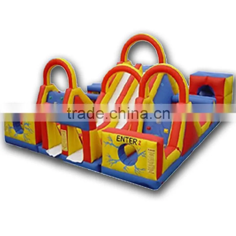 giant cheap inflatable obstacle course for sale