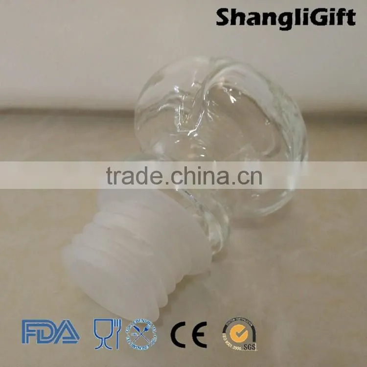 round glass wine bottle lids