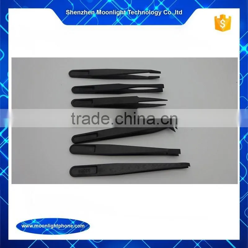Anti-static Plastic Tweezer Sets 7-in-1