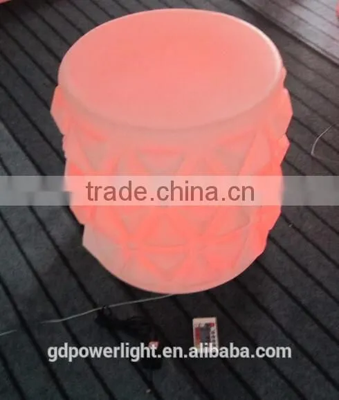 New PE plastic Stool with LED lights & remote control YXF-5048