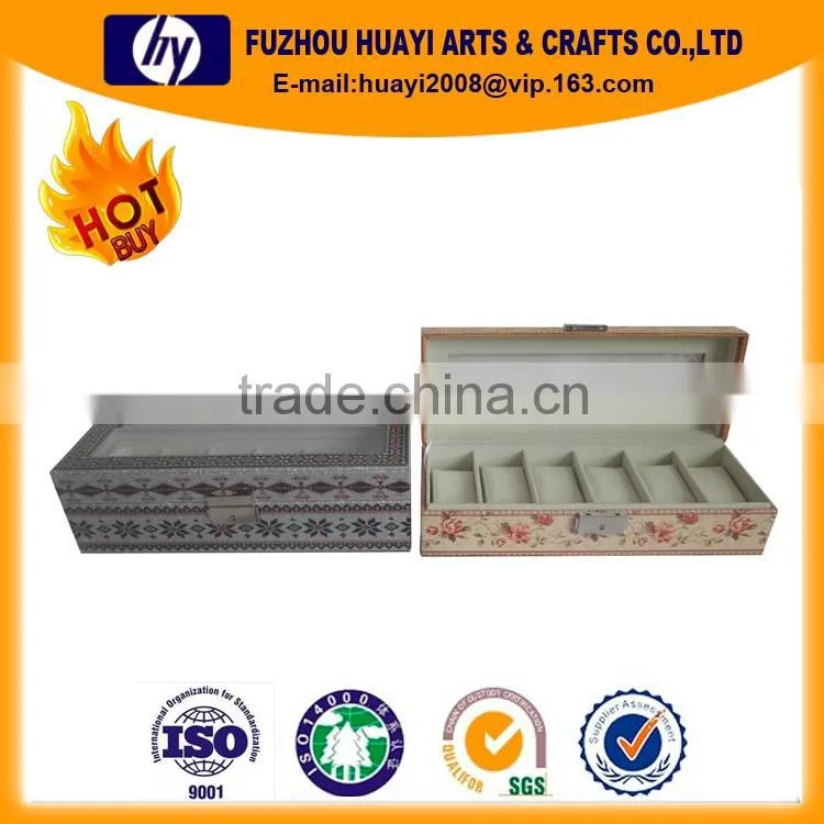 High Quality Customized Made-In-China Luxury Wooden Watch Box For packing box
