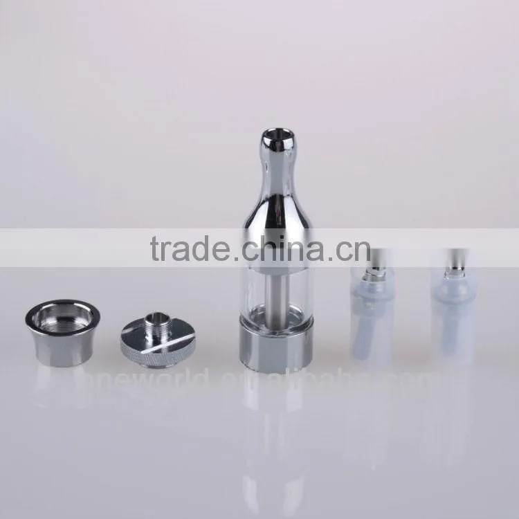 Alibaba China!ProTank 2.5ml Bottom Changeable Coil Glass Cartomizer vaporizer water pipe