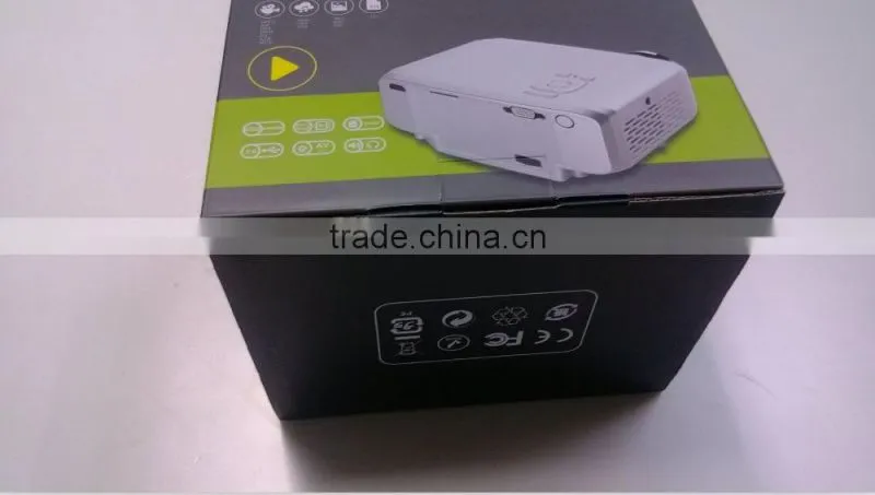 New Arrival Super 800 Lumens Projector 72inch Best Size 600:1 Contrast Ratio and 50W Power Consumption