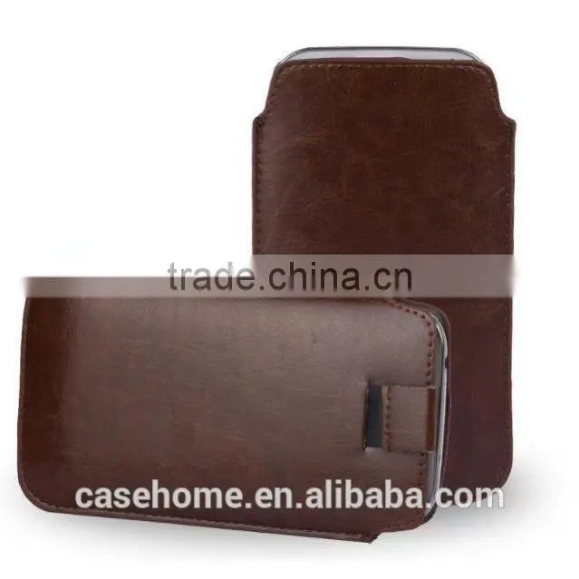 Pouch Wallet case for meizu mx4 pro back cover with PULL Cord
