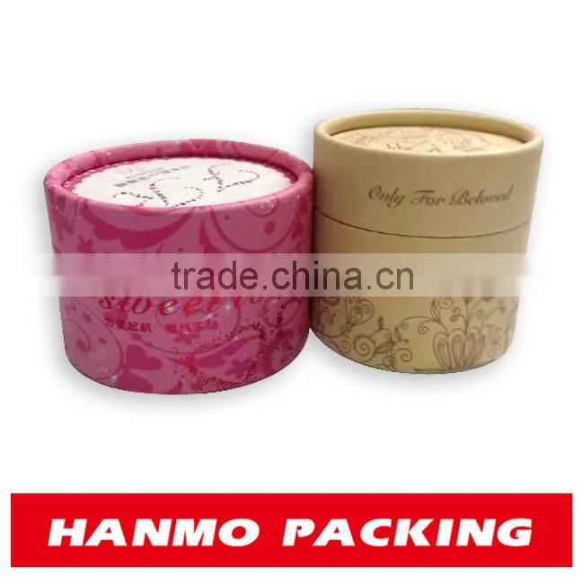 Handmade gift paper round box including wine cosmetic chocolate factory supply