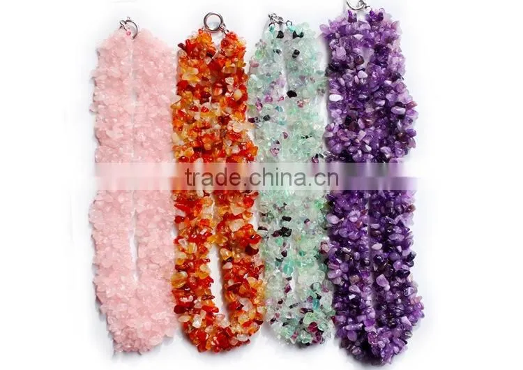 Latest Crystal Fashion crystal stone tree of life charmstree of life pendant necklace