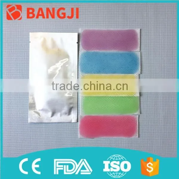 Chinese traditional instant physical fever reducing menthol cool gel patch hot cool gel pads