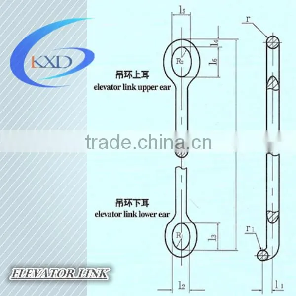 Lockheed API elevator link the load of 150t for oil drilling