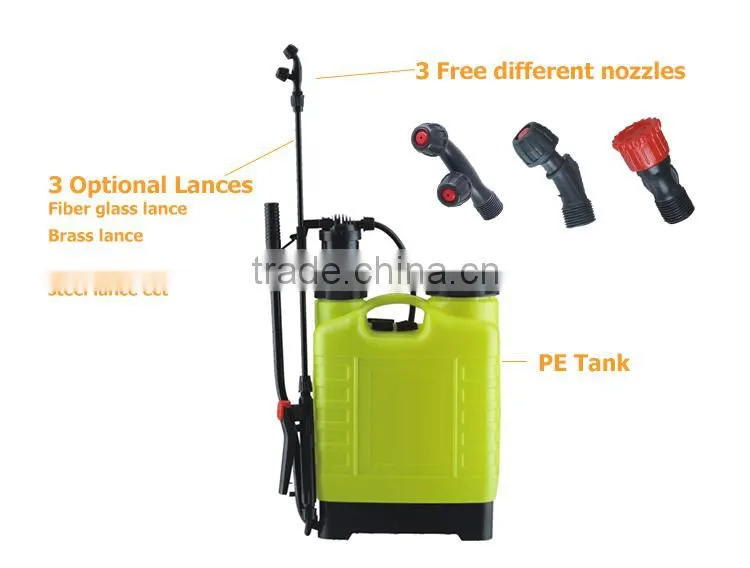 China factory supplier hand back/pump/spray machine sprayer fog water jet tank sprayer