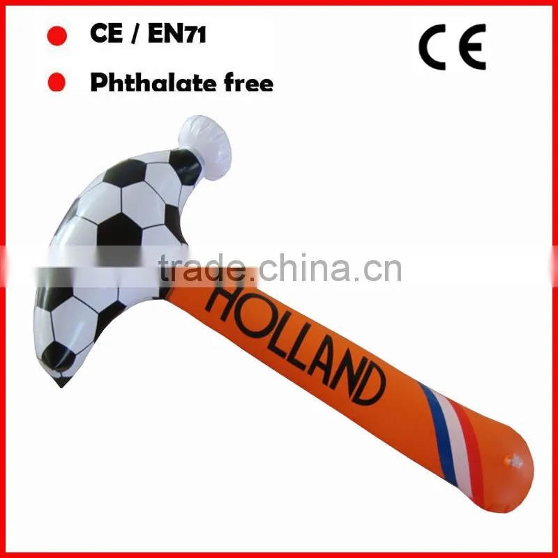 Advertising PVC inflatable hammer toys with custom logo Hot sale
