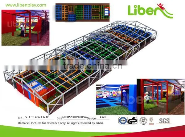 professional indoor gym trampoline park with ASTM report and TUV certificate (5.LE.T3.406.132.05)