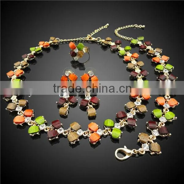 wholesale jewelry replicas Long chain jewelry set young girl jewelry set