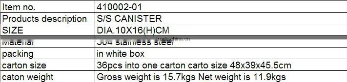 Oggi Stainless Steel Clamp Canister Set with Clear Lid