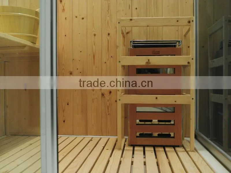 ENCLOSED STEAM SAUNA ROOM WITH SHOWER