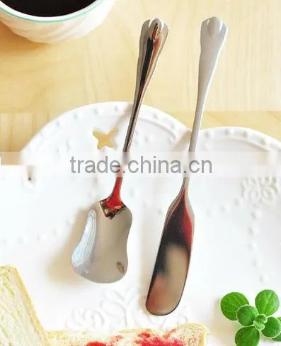 European style Stainless Steel410 butter spoon and ice cream Spoon with high quality and low price