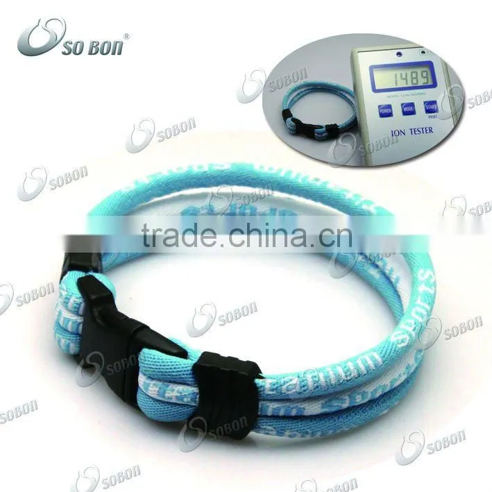 triple ropes energy bracelet with various of color