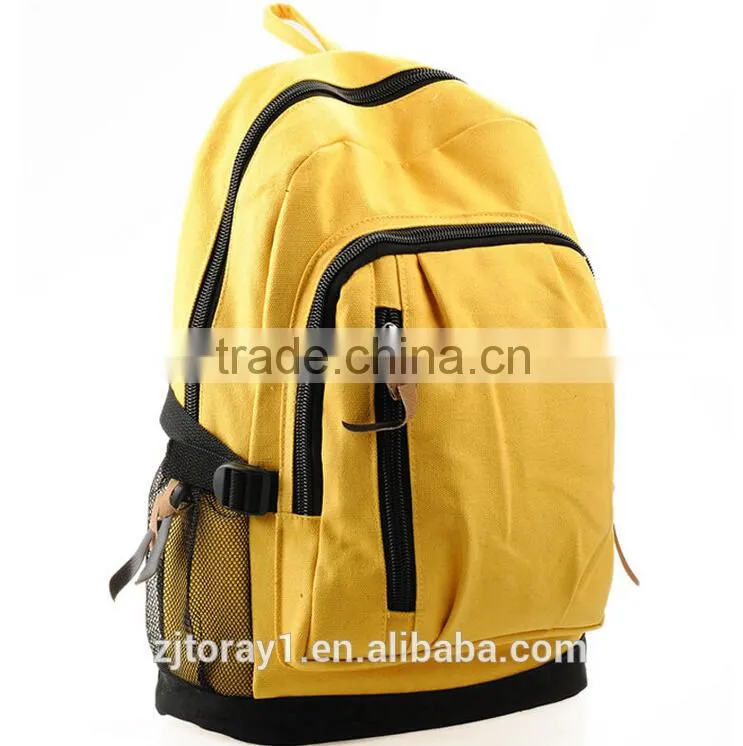 Wholesale Custom Canvas School Backpack Manufacturer