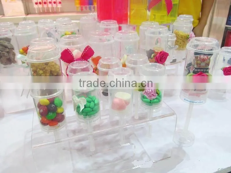 disposable dessert cup for party push pop packaging