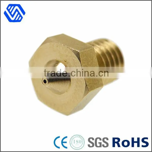 3d printer mouth, 4 mm brass mouth for 3d printer, china supplier for 3d printer mouth