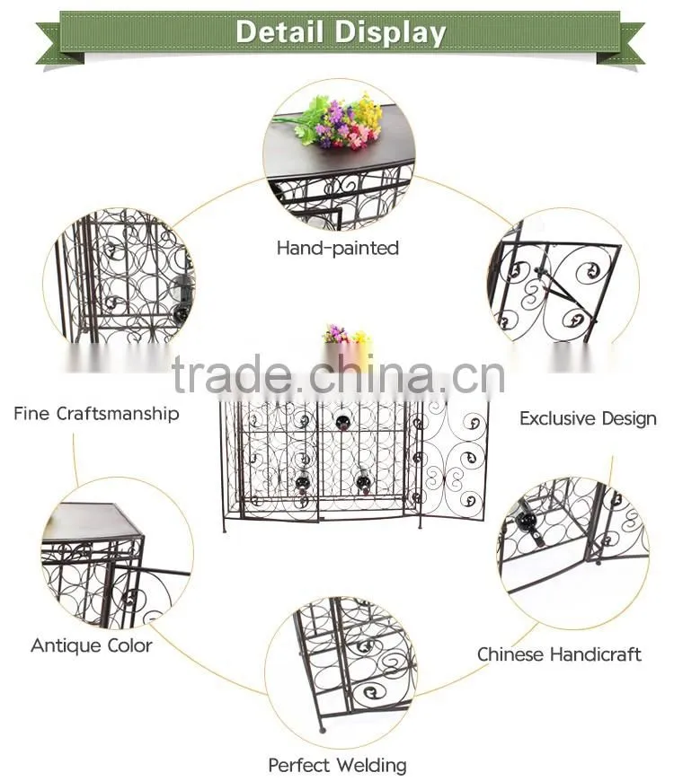 wine holders buckets metal material display wine racks