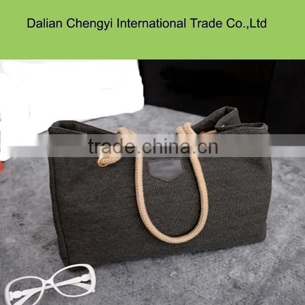 Lightweight solid color foldable polyester travel sports duffel bags