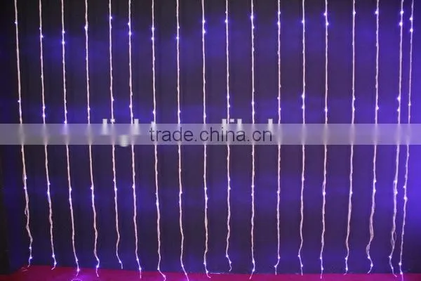 christmas led waterfull curtains lights