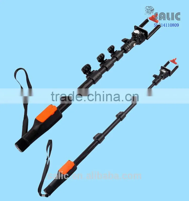 2015 Selfie Stick Extendable hand held Monopod With Shutter Bluetooth