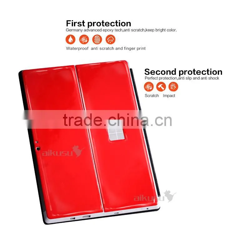 For microsoft surface 3 different from others in one second anti-slip gel skin sticker