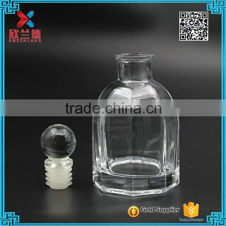 special design lamp shaped high quality white glass bottle for aroma diffuser