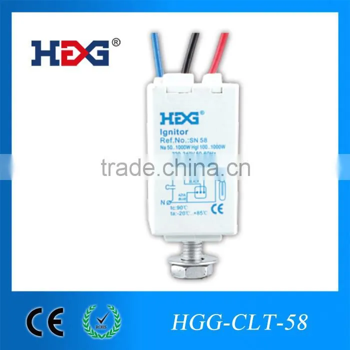 electronic ignitor for 70-400w metal halide lamp, sodium lamp CE approved, quality guarantee